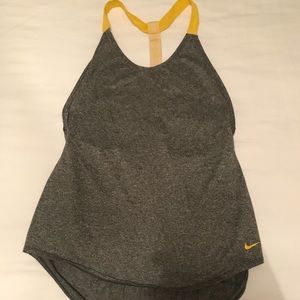 Nike grey racerback tank